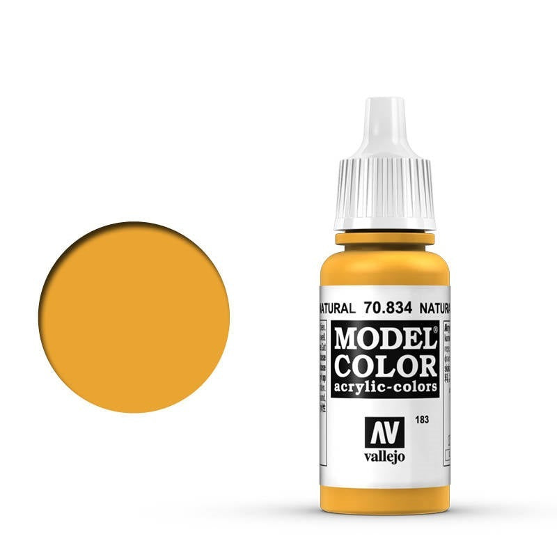 Vallejo-Vallejo Model Colour  183 Transparent Natural Woodgrain 17 ml Acrylic Paint [70834] -rc-cars-scale-models-sunshine-coast