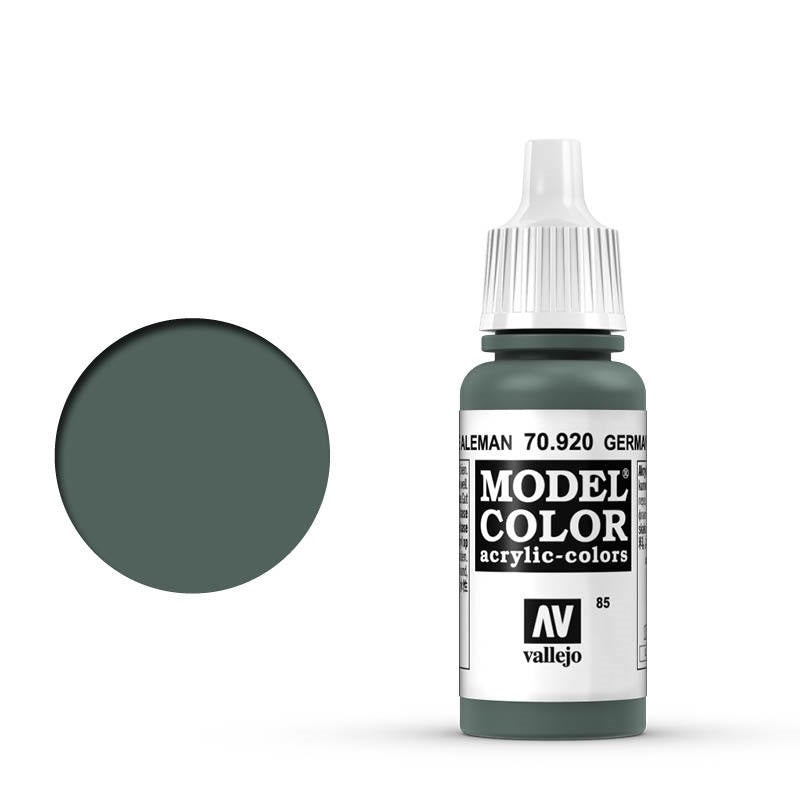 Vallejo-Vallejo Model Colour  085 German Uniform 17 ml Acrylic Paint [70920] -rc-cars-scale-models-sunshine-coast