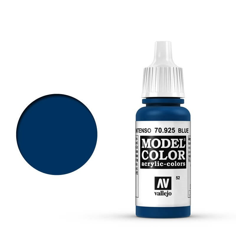 Vallejo-Vallejo Model Colour  052 Blue 17 ml Acrylic Paint [70925] -rc-cars-scale-models-sunshine-coast