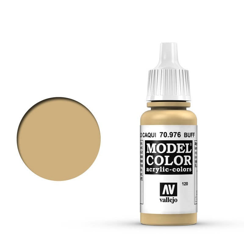 Vallejo-Vallejo Model Colour  120 Buff 17 ml Acrylic Paint [70976] -rc-cars-scale-models-sunshine-coast