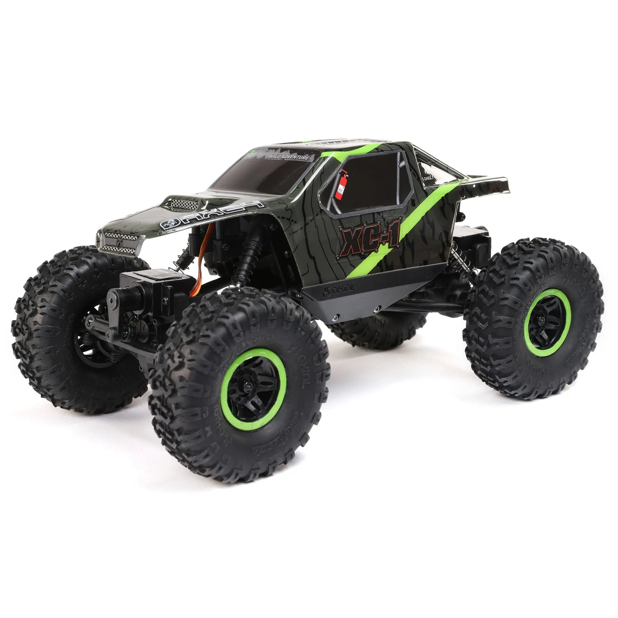 Axial AX24 XC-1 4WS 1/24 Rock Crawler RTR, Green - Techtonic Hobbies - Axial