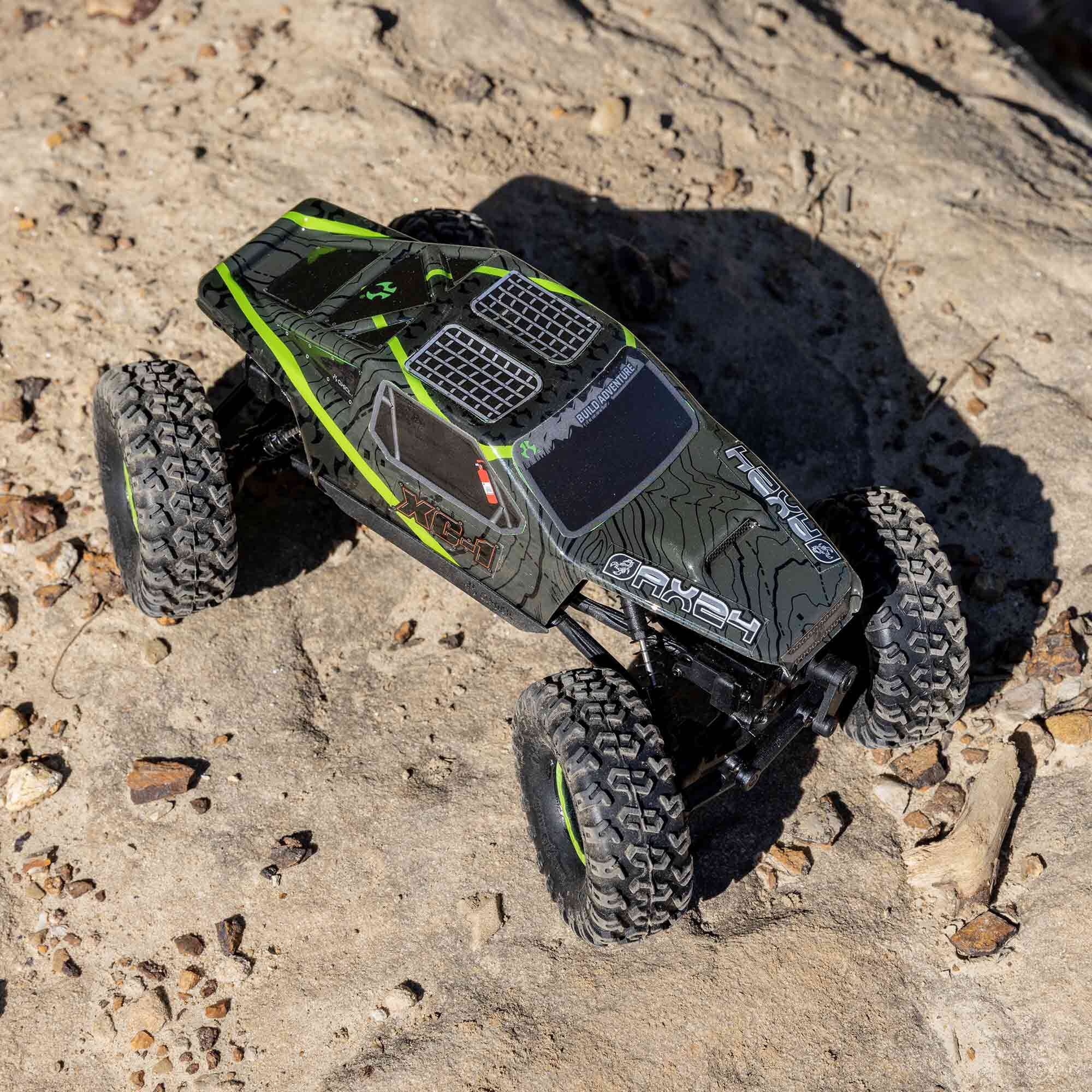 Axial AX24 XC-1 4WS 1/24 Rock Crawler RTR, Green - Techtonic Hobbies - Axial