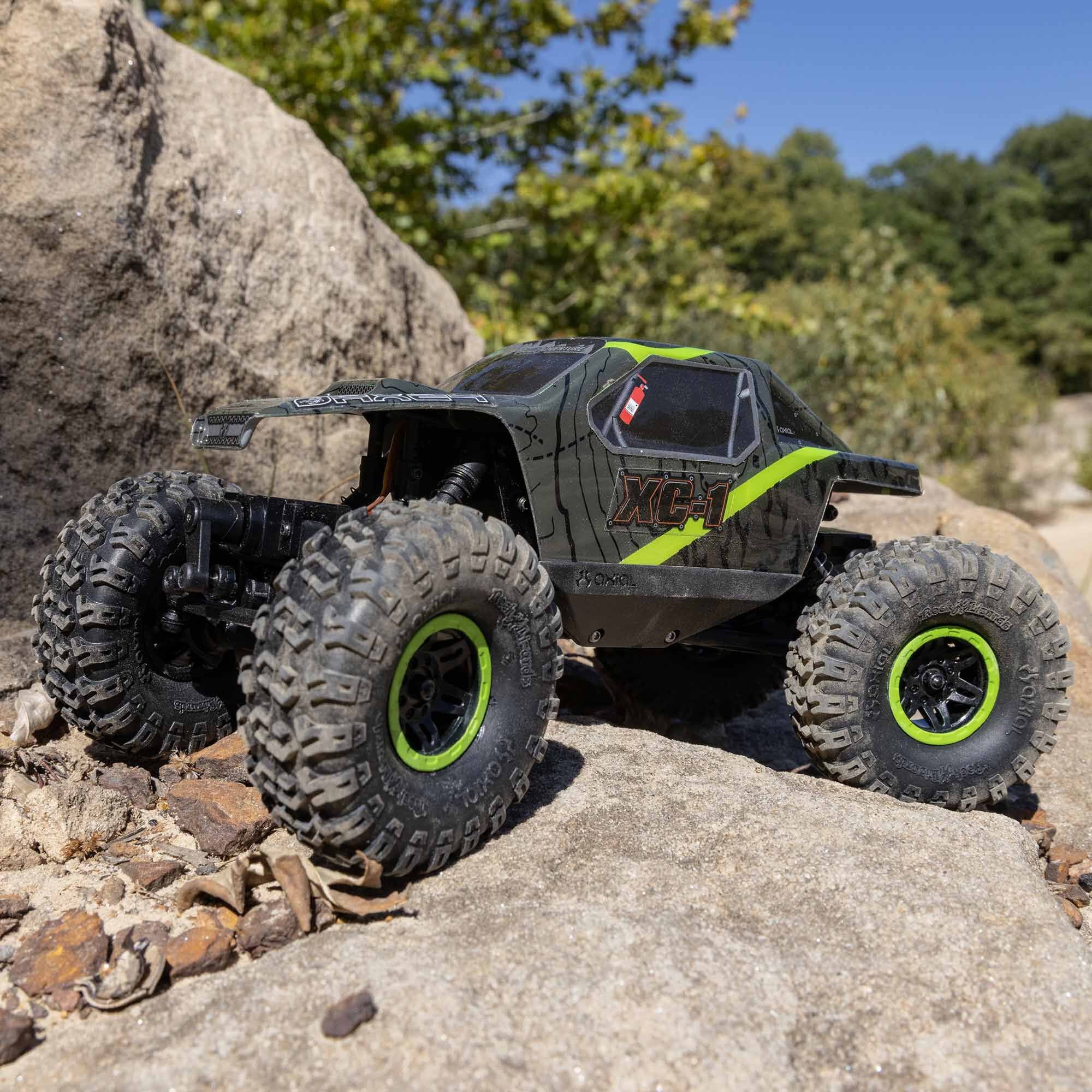 Axial AX24 XC-1 4WS 1/24 Rock Crawler RTR, Green - Techtonic Hobbies - Axial