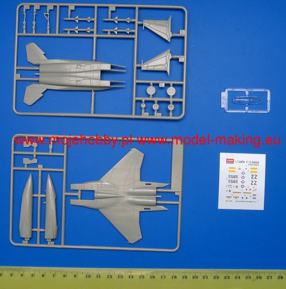 Academy 12609 1/144 F-15C Eagle Plastic Model Kit (Scale Model) - Techtonic Hobbies - Academy