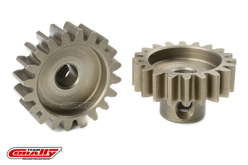 Team Corally-Team Corally - M1.0 Pinion - Short - Hardened Steel - 20 Teeth - Shaft Dia. 5mm-rc-cars-scale-models-sunshine-coast