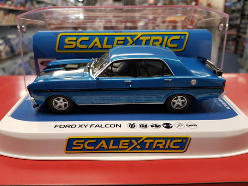 SCALEXTRIC FORD XY FALCON - GTHO PHASE III - ELECTRIC BLUE - Techtonic Hobbies - Scalextric