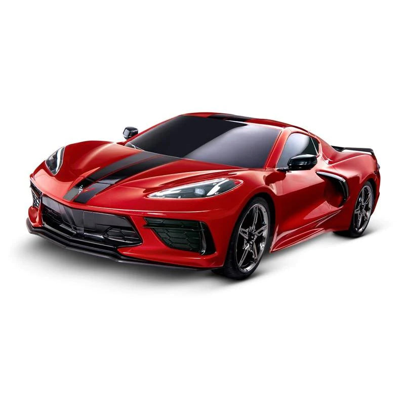 Traxxas-Traxxas  4-Tec 3.0 Chassis,  Corvette Stingray - Metallic Red - SALE!!-rc-cars-scale-models-sunshine-coast