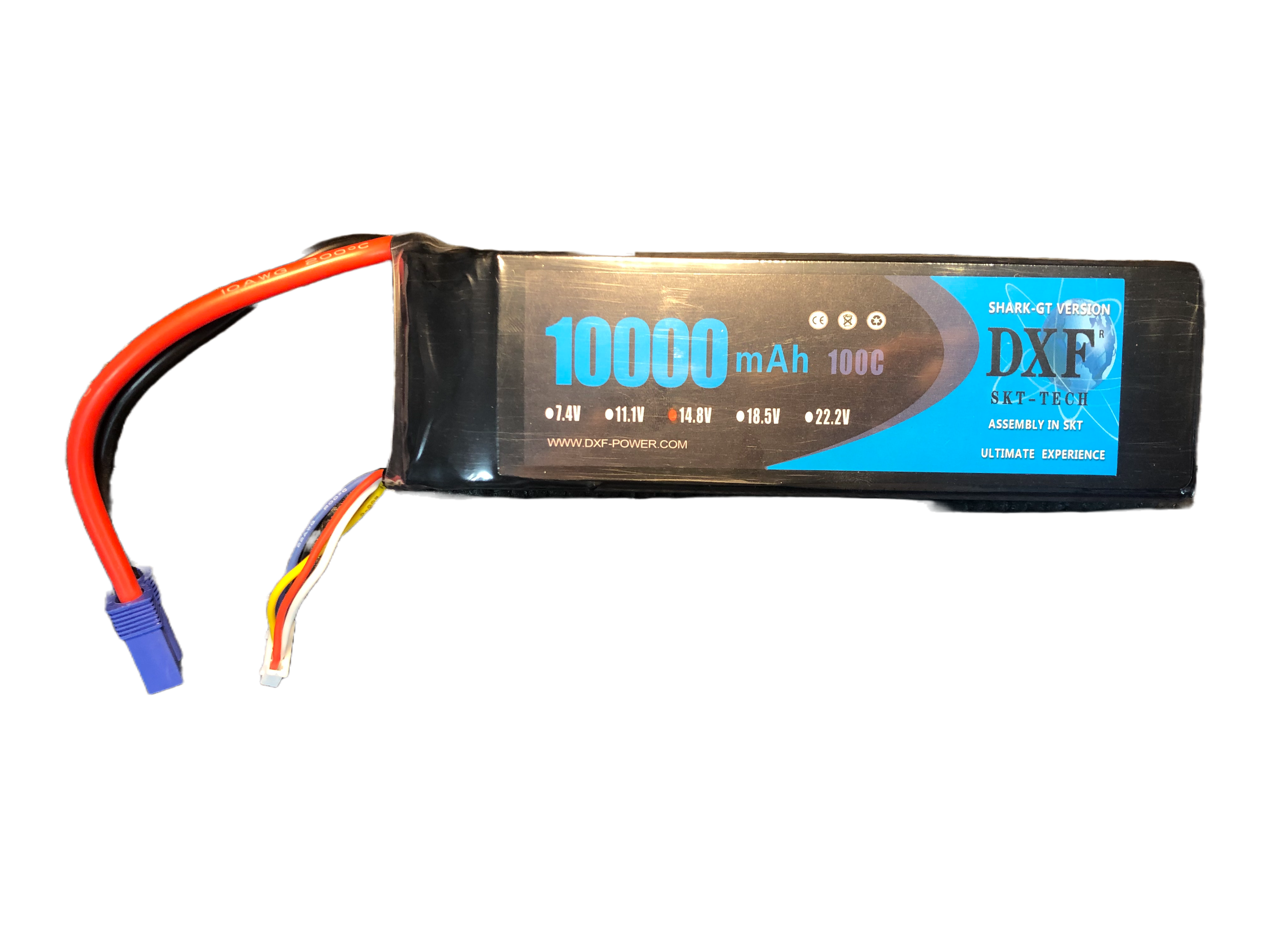 DXF Power-DXF Power Batteries 14.8V 10000MAH 100c Softcase EC5-rc-cars-scale-models-sunshine-coast
