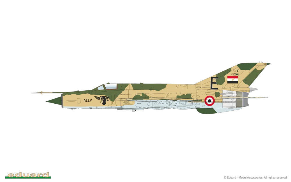 Eduard 70142 1/72 Scale MiG-21MF Fighter-Bomber Plastic Model Kit (Scale Model) - Techtonic Hobbies - Eduard