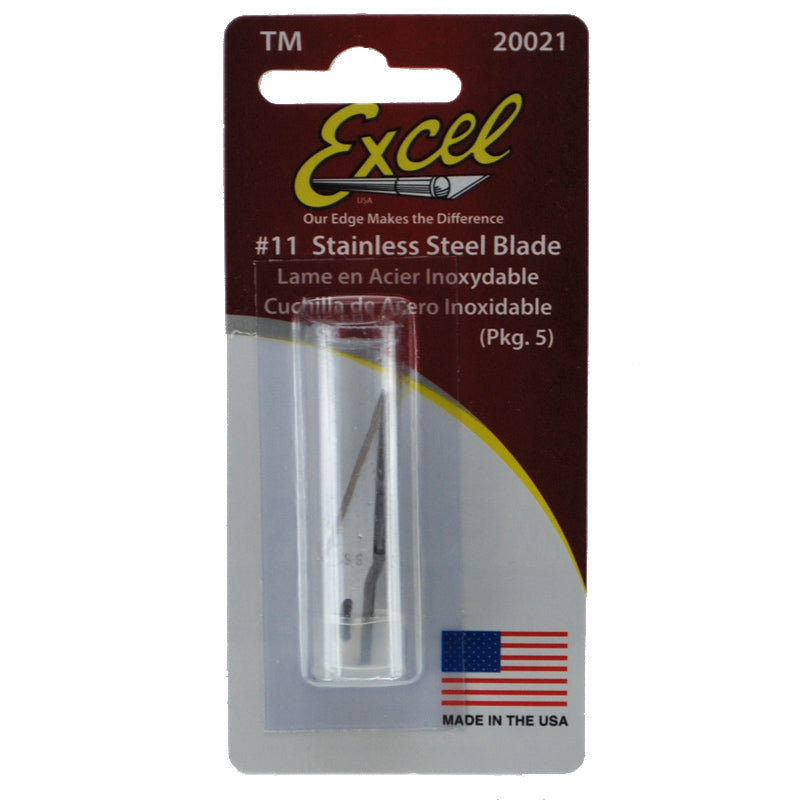 Excel-EXCEL EXCEL 20021 Super sharpr stailess bladec (PKG OF 5) -rc-cars-scale-models-sunshine-coast