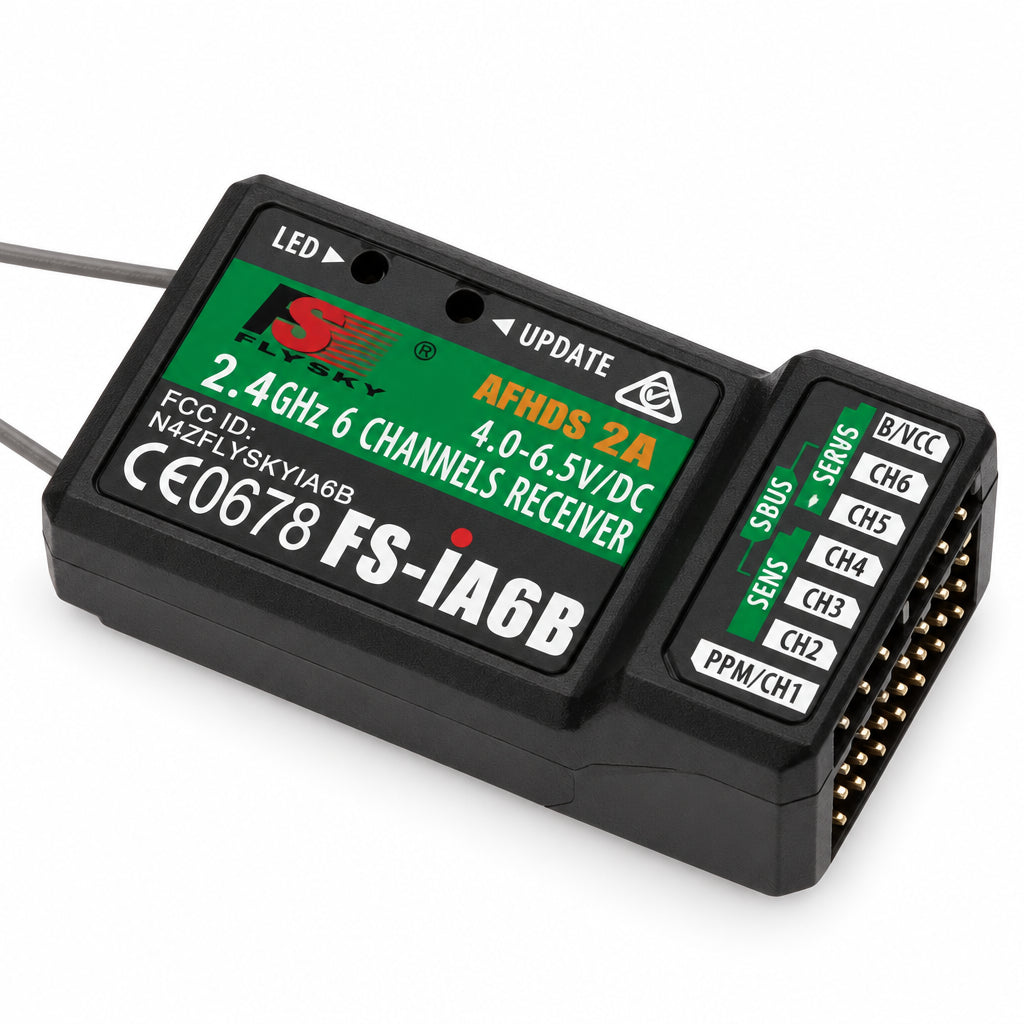 Flysky-Flysky IA6B 6CH receiver 2.4ghz supports ibus-rc-cars-scale-models-sunshine-coast