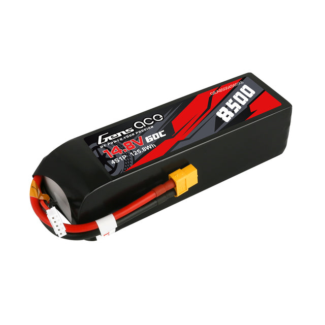 Gens Ace-Gens Ace 4S 8500mAh 14.8V 60C Soft Case LiPo Battery (XT60)-rc-cars-scale-models-sunshine-coast