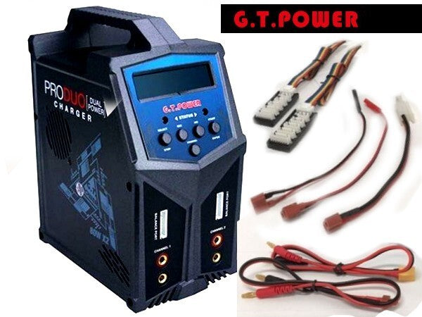 GT Power-GT POWER X2 Multi Chem Duo charger 2x80W AC/DC -rc-cars-scale-models-sunshine-coast