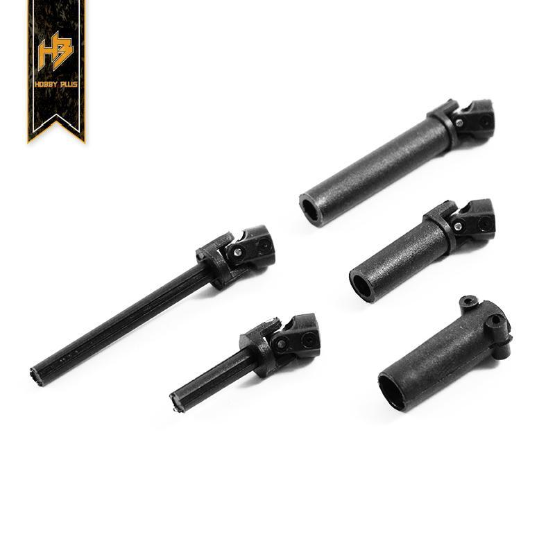 Hobby Plus-Hobby Plus CR-18 Main Drive Shaft Set & Rear Axle Hub - 240048 -rc-cars-scale-models-sunshine-coast