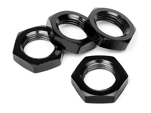 HPI-HPI 67492 17mm Wheel Nut (Black/4Pcs) -rc-cars-scale-models-sunshine-coast