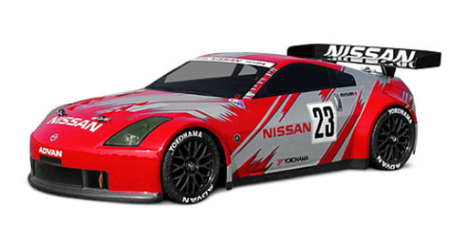 HPI-HPI  1/10 Nissan 350Z Nismo Gt Clear Body Shell -7485 -rc-cars-scale-models-sunshine-coast