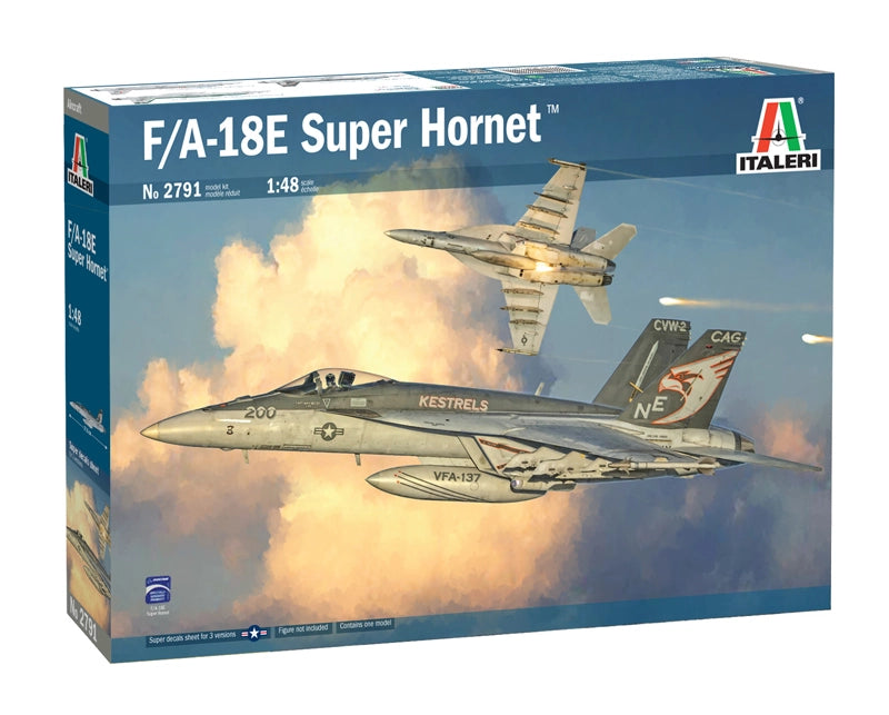 Italeri-Italeri 1/48 F/A 18 E Super Hornet 02791 Plastic Model Kit -rc-cars-scale-models-sunshine-coast