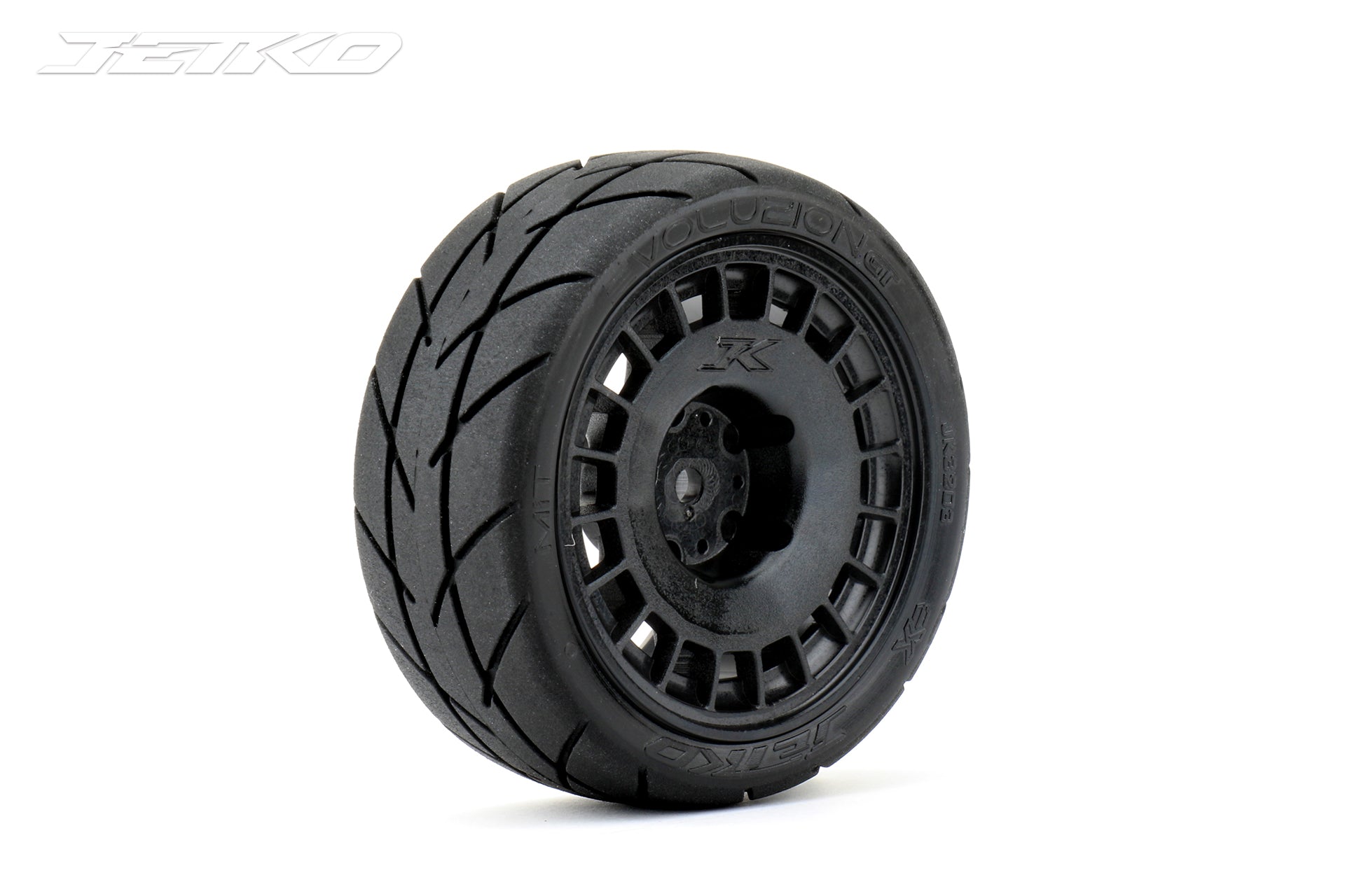 Jetko-Jetko 1/10 GT EVOLUTION Tyres (Radial Rim/Black/Medium Soft) (4pcs) [3203RBMSG]-rc-cars-scale-models-sunshine-coast