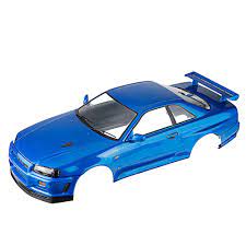 Killerbody 48716 Nissan Skyline Body Shell (Blue) (RC Car) - Techtonic Hobbies - Techtonic Hobbies