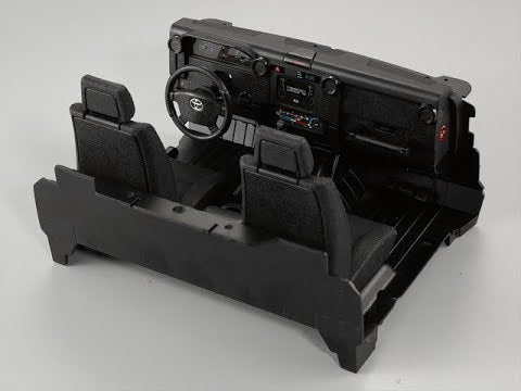 Killerbody - 48615 Cockpit Set (Right and Left) Hard Plastic & Silicone Rubber 1/10 Toyota Land Cruiser Hard Body (RC Car) - Techtonic Hobbies - Killerbody