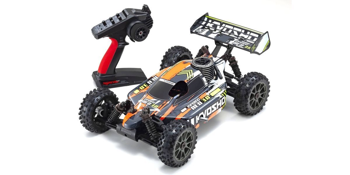 Kyosho-Kyosho 1/8 Inferno Neo 3.0 4WD Nitro Racing Buggy Readyset (Orange) [33012T3] SALE!!-rc-cars-scale-models-sunshine-coast