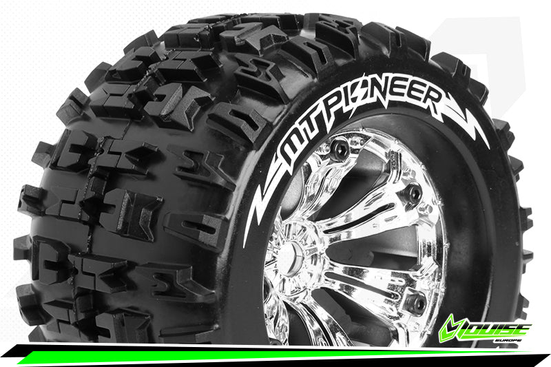 Louise World-MT-Pioneer 1/8 Monster Truck Tyres Chrome -rc-cars-scale-models-sunshine-coast