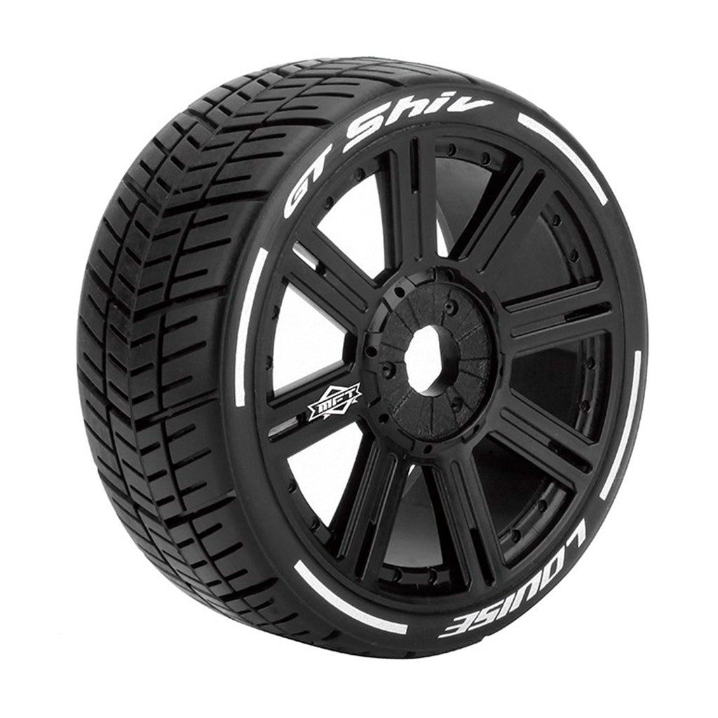 Louise World GT SHIV 1/8 Wheel & Tyre treaded soft LT3284SB - Techtonic Hobbies - Louise World