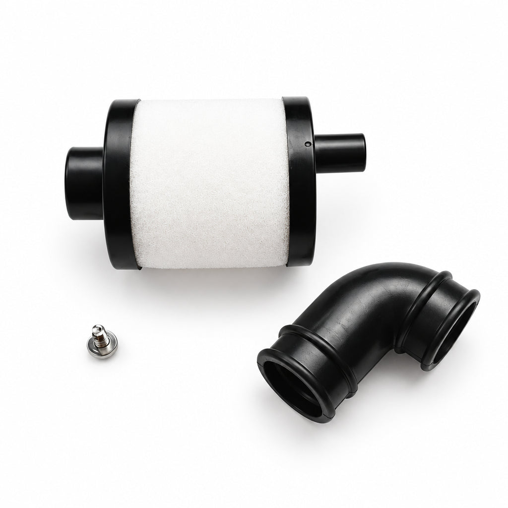 CY Racing-C.Y. 1/8 Air Filter (Black ) + Short Black elbow-rc-cars-scale-models-sunshine-coast