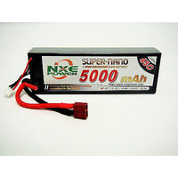 NXE-NXE 7.4v (2S) 5000mah 45c Hard case Lipo w/Deans-rc-cars-scale-models-sunshine-coast