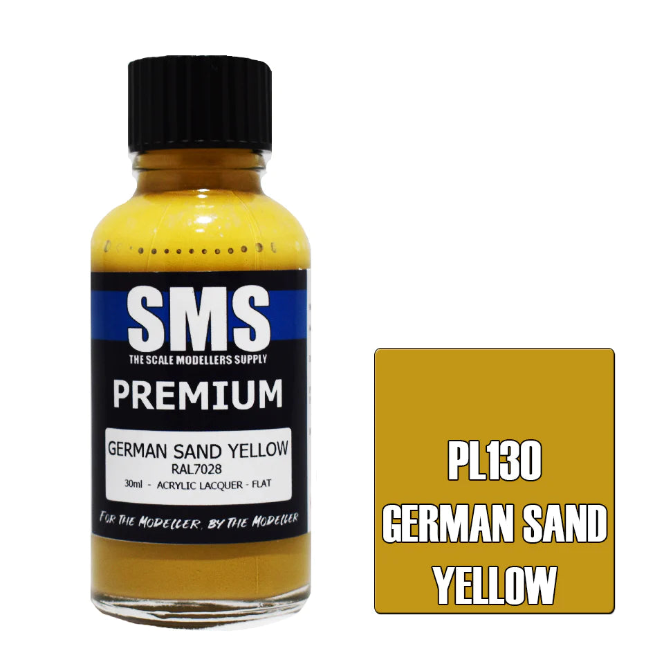Scale Modellers Supply-Premium GERMAN SAND YELLOW RAL7028 (LATE WAR) 30ml-rc-cars-scale-models-sunshine-coast