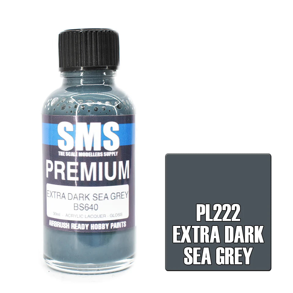 Scale Modellers Supply-Premium EXTRA DARK SEA GREY BS640 30ml-rc-cars-scale-models-sunshine-coast