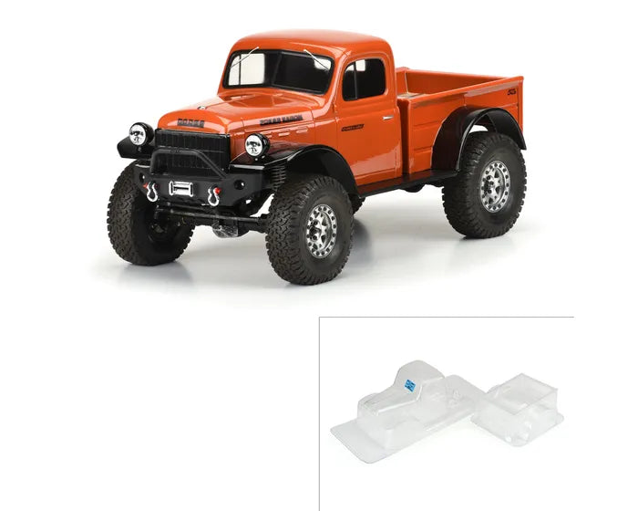 Proline Racing-Proline 1946 Dodge Power Wagon Clear Body suit 12.3 WB Crawlers, PR3499-00-rc-cars-scale-models-sunshine-coast