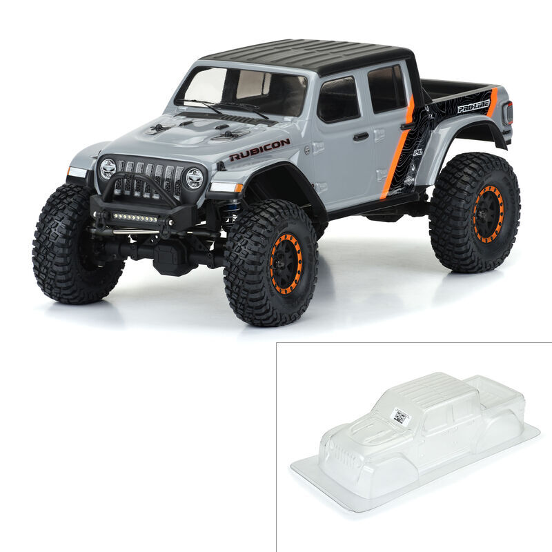 Proline Racing-Proline 1/10 2020 Jeep Gladiator Clear Body For 12.3" (313Mm) Wheelbase Scale Crawlers - Pr3535-00 -rc-cars-scale-models-sunshine-coast