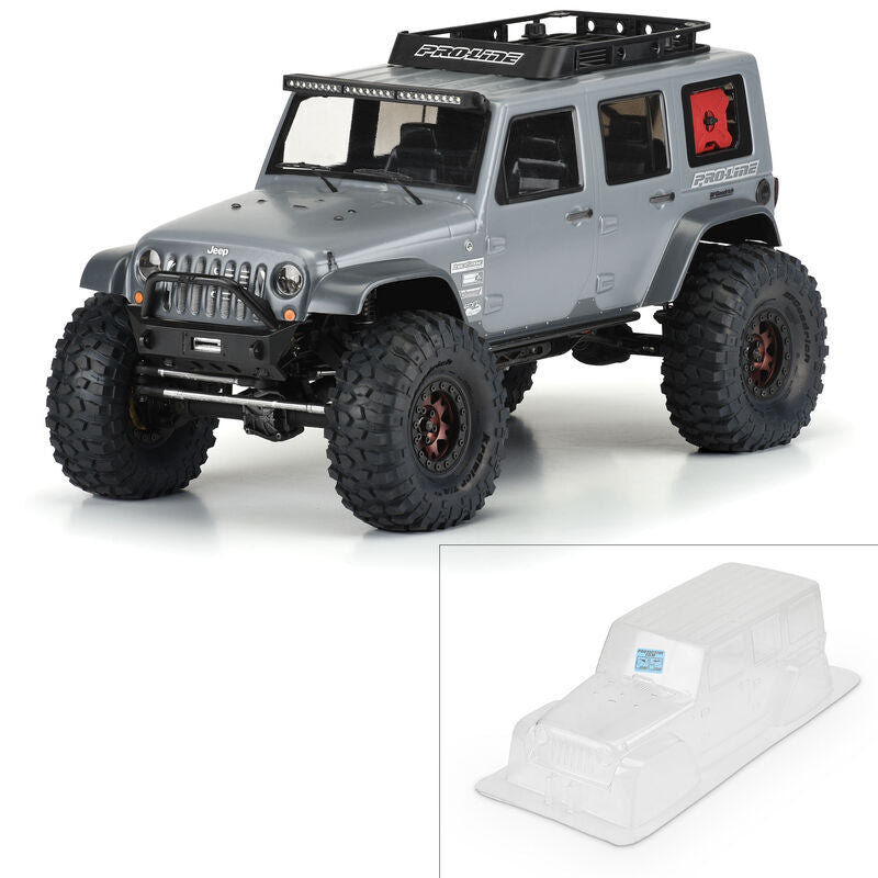 Proline Racing-Proline 1/10 Jeep Wrangler Unlimited Clear Body - Pr3336-00 -rc-cars-scale-models-sunshine-coast