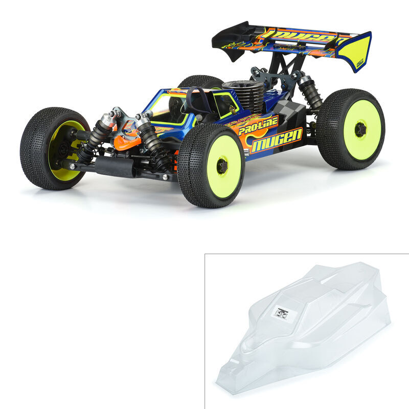 Proline Racing-Proline 1/8 Axis Clear Body For Mugen Mbx8 & Mbx8 Eco (With Lcg Battery) - Pr3553-00 -rc-cars-scale-models-sunshine-coast