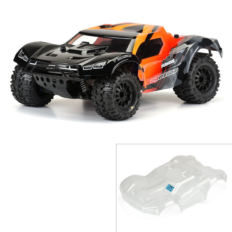 Proline Racing-Proline Pre-Cut Monster Fusion Clear Body For Slash With 2.8 Tires - Pr3498-17 -rc-cars-scale-models-sunshine-coast