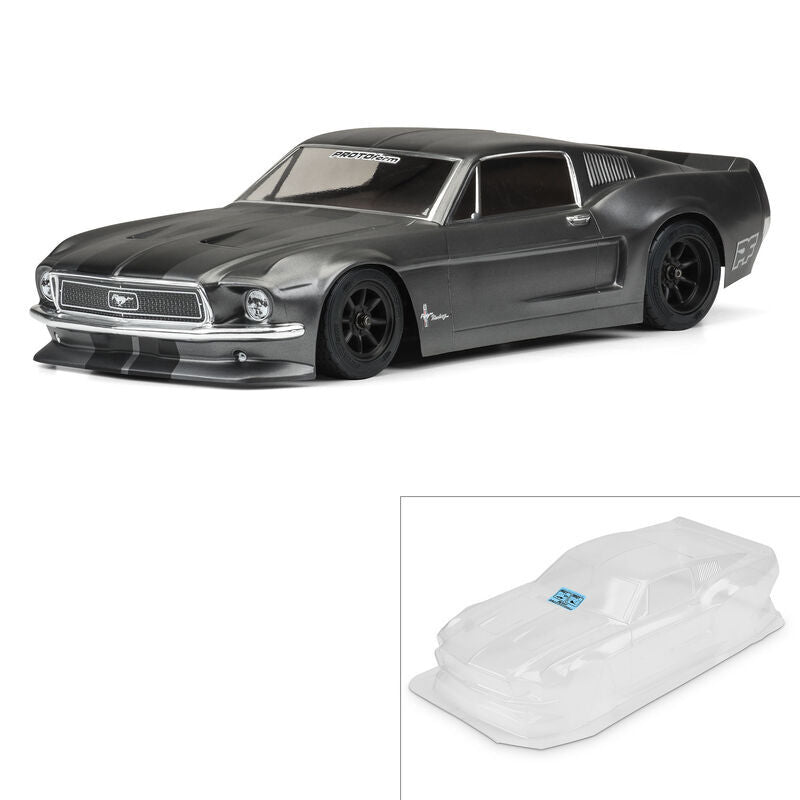 Proline Racing-Proline Protoform 1968 Ford Mustang Clear Body For Vta Class - Pr1558-40 -rc-cars-scale-models-sunshine-coast