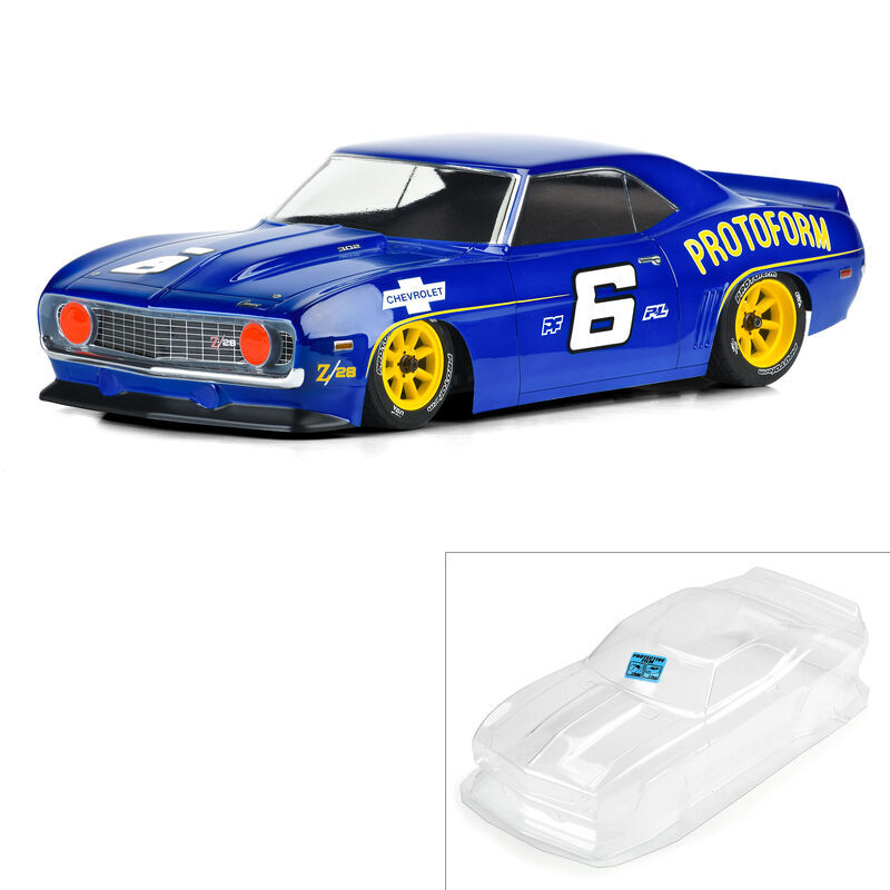 Proline Racing-Proline Protoform 1969 Chevrolet Camaro Z28 190Mm Clear Vta Body - Pr1562-40 -rc-cars-scale-models-sunshine-coast