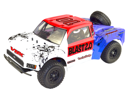 River Hobby VRX-Octane Blast 2.0 Brushless rtr w/ESC, 3650 motor, 7.4V 3250mAH , 2.4G radio, alum shocks, rollcage with drivers, spare wheel, balance Charger,R-rc-cars-scale-models-sunshine-coast