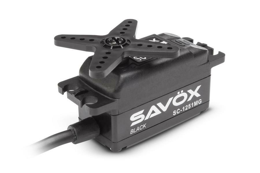 Savox-Black Edition Low profile servo 9kg-rc-cars-scale-models-sunshine-coast