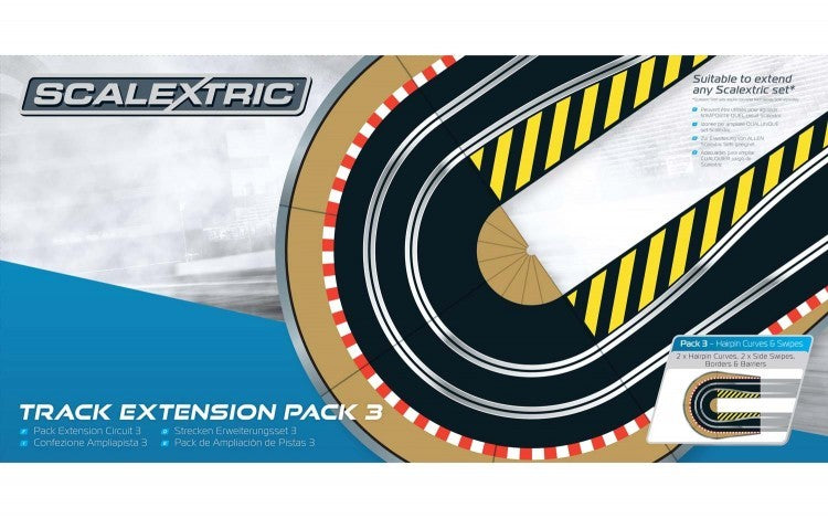 Scalextric-Scalextric TRACK EXTENSION PACK 3 - SALE-rc-cars-scale-models-sunshine-coast