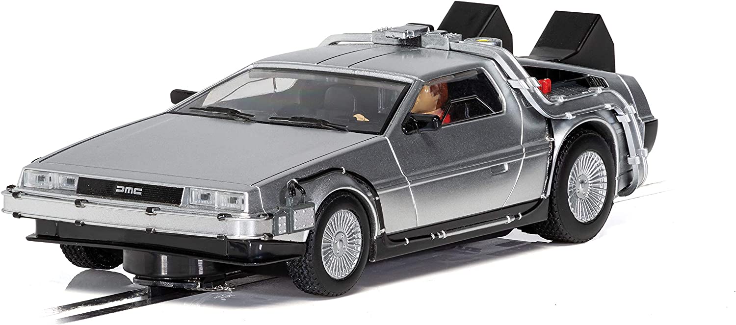 Scalextric-Scalextric DELOREAN - 'Back to the Future'-rc-cars-scale-models-sunshine-coast