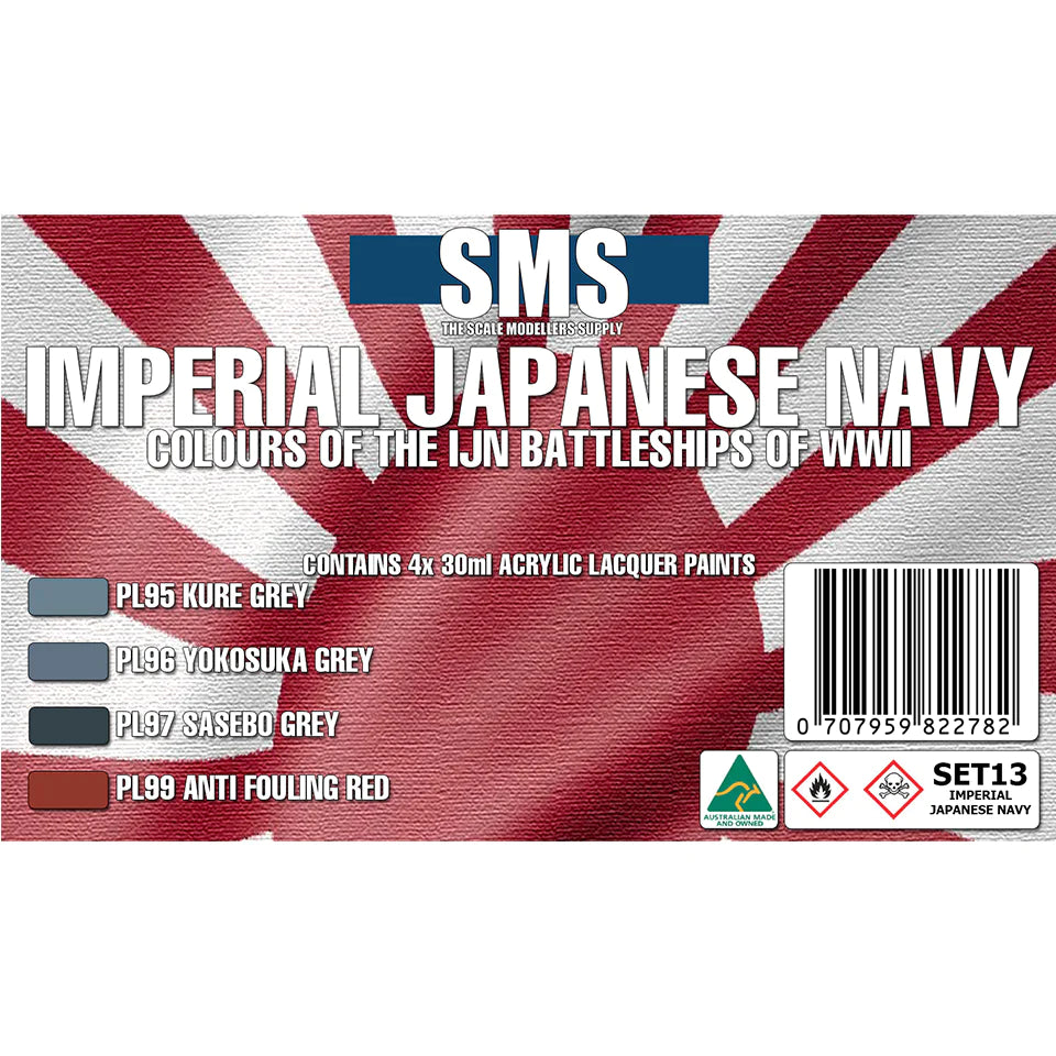 Scale Modellers Supply-IMPERIAL JAPANESE NAVY Colour Set (Scale Models)-rc-cars-scale-models-sunshine-coast