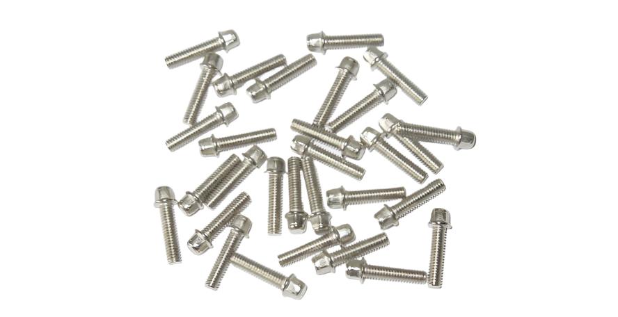 SILVER M2.5 X 10MM SCALE WHEEL BOLTS SSD00409 (RC Car) - Techtonic Hobbies - SSD