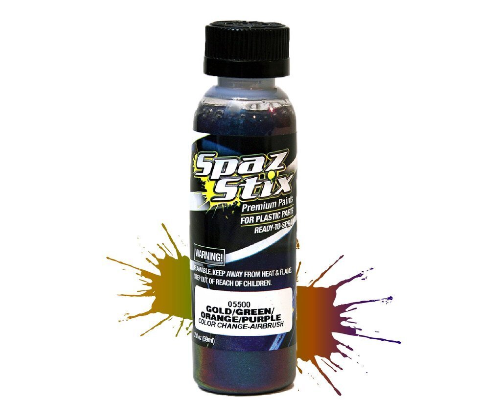 Spazstix-SPAZSTIX COLOR CHANGING PAINT GOLD / GREEN / ORANGE / PURPLE 2OZ - SZX05500 -rc-cars-scale-models-sunshine-coast