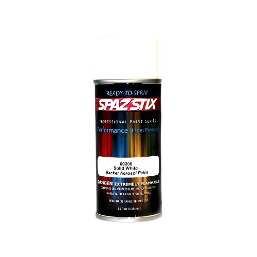 Spazstix-Spazstix solid WHITE / GLOW BACKER AEROSOL PAINT 3.5OZ - SZXA00209-rc-cars-scale-models-sunshine-coast