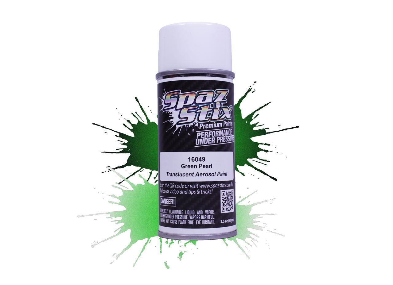 Spazstix-Spazstix GREEN PEARL AEROSOL PAINT 3.5OZ - SZXA16049-rc-cars-scale-models-sunshine-coast