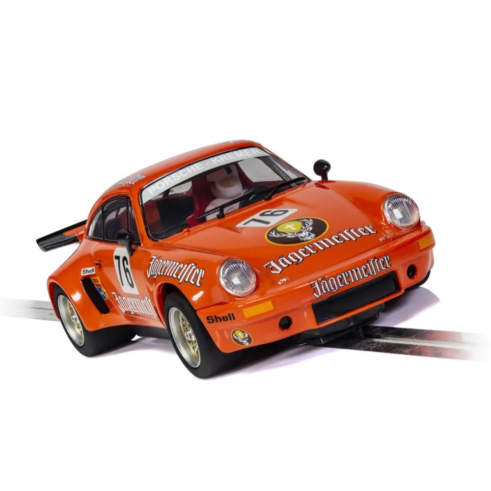 SCALEXTRIC C4211 PORSCHE 911 CARRERA RSR 3.0 – JÄGERMEISTER KREMER RACING (RC Car) - Techtonic Hobbies - Scalextric