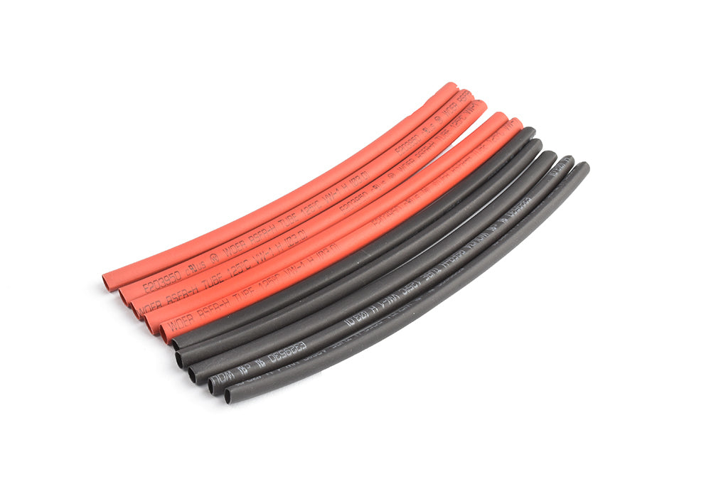 Tornado RC-Tornado Rc 3Mm Pe Heat Shrink Red & Black-10Cm Long, 5Sets/Bag -rc-cars-scale-models-sunshine-coast