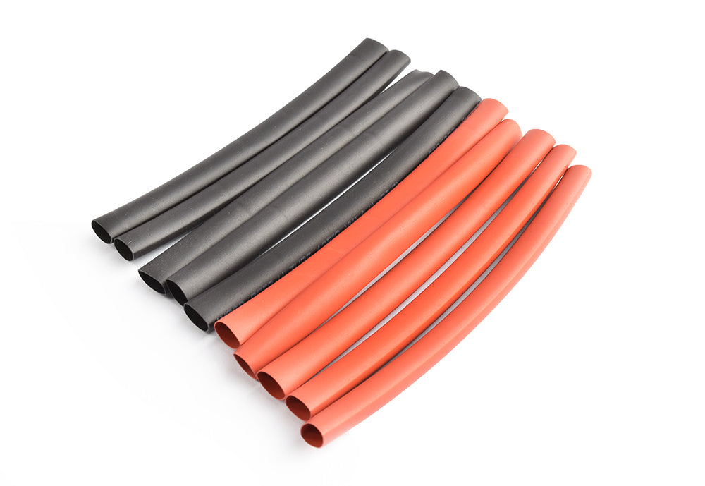 Tornado RC-Tornado Rc 6Mm Pe Heat Shrink Red & Black-10Cm Long, 5Sets/Bag -rc-cars-scale-models-sunshine-coast